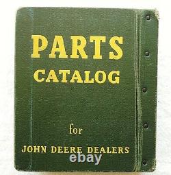 1920s-61 JOHN DEERE DEALERS CULTIVATORS HARROWS DISK TILLER MASTER PARTS CATALOG
