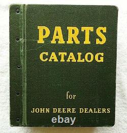 1920s-70 JOHN DEERE DEALERS PLOWS CULTIVATORS LISTER MASTER PARTS CATALOG MANUAL