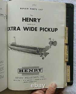 1956-63 John Deere Dealers Plows Letz Henry Grinders Master Parts Catalog Manual