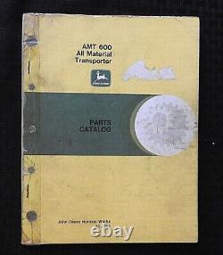 1987 John Deere Amt 600 All Material Transporter Pre-gator Repair & Parts Manual