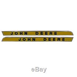 2 John Deere RH / LH Side Hood Molding Raised Letters 2510 3020 4000 4020 4320