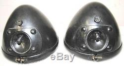 2-antique-tractor-headlights / Fender Lights-john Deere, Oliver, Mm-1930's