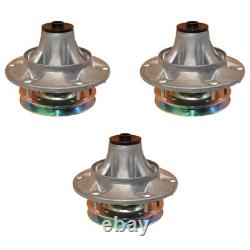 3Pack Spindle Assembly Fits John Deere 1023E 1026R 48C 54C 60D AM141457
