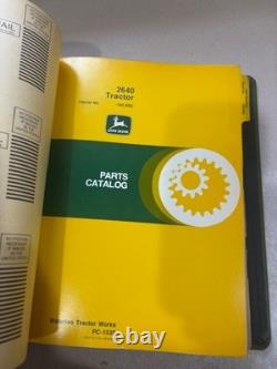 4 John Deere 2440 2640 Tractor Parts Catalog Manuals PC1538 PC1760 PC1539 PC1761