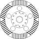 AL171954 4.9MM Brake Disc Fits John Deere Tractor 5310 5415 5615 5715 5093E 6110