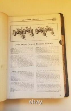 Antique John Deere General Parts Catalog No. 200 1941 era Tractor Plow Equipment