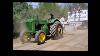 Antique John Deere Tractor Pulling The Last 20 Or 30 Feet