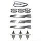 Deck Parts Kit Fits John Deere LA130 Series 48 Mower Spindles Blades Belt Idler