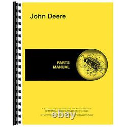 Fits John Deere 8630 Tractor Parts Manual
