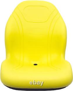 Fits John Deere Compact Utility Tractor Bucket Seat Yellow Vinyl