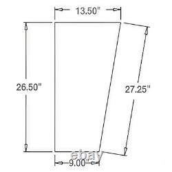 Fits John Deere Parts GLASS WINDSHIELD LOWER T191072 710J, 710G, 410TMC, 410J, 410G