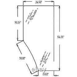 Fits John Deere Parts RH DOOR GLASS L169103 6510 (European), 6506 (European), 65