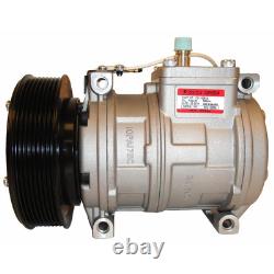 Fits John Deere Tractor AC A/C Compressor With Clutch Fits Denso 10PA17
