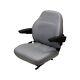 Fits John Deere Tractor Seat Assembly withArms Fits Various Models Gray Vinyl