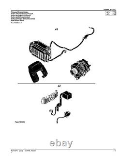 For John Deere 5105ml Tractor Parts Catalog Manual