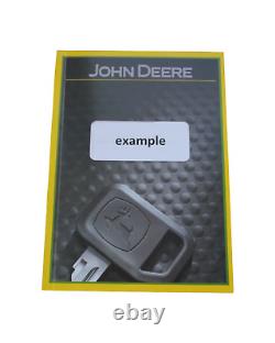 For John Deere 6105e Tractor Parts Catalog Manual