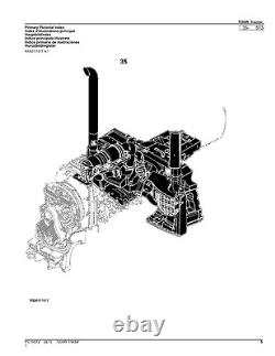 For John Deere 7200r Tractor Parts Catalog Manual