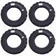 Four (4) New Lugged 600 x 16 Tires Fits John Deere Tractor Models