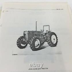 Genuine John Deere 2940 Tractor Parts Catalog PC-1762 1981 Dealer Service