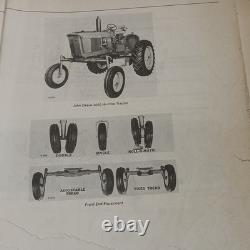 Genuine John Deere 3020 Tractor Parts Catalog PC1115 S/N 123000-Up