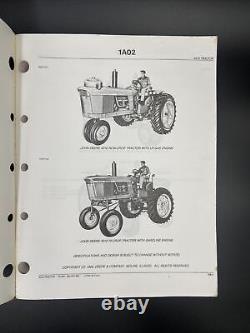 Genuine John Deere 4010 Tractor Parts Catalog Manual Book 1989 Original PC-691