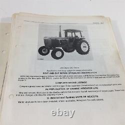 Genuine John Deere 4240 Tractor Parts Catalog PC-1611 Dealer 1978