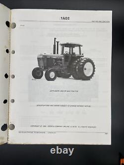 Genuine John Deere 4640 & 4840 Tractors Parts Catalog Original 1989 PC1899