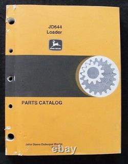 Genuine John Deere 644 Jd644 Tractor Loader Parts Catalog Manual Good One