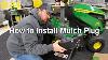 How To Install John Deere Mulch Plug Gy00115