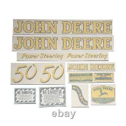 JD 50 Vinyl Cut Decal Set-Fits John Deere Tractor 50