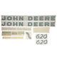 JD 620 Vinyl Cut Decal Set-Fits John Deere Tractor 620