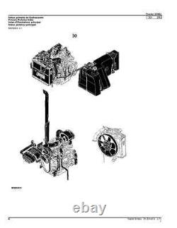 JOHN DEERE 6190J TRACTOR PARTS CATALOG MANUAL Spanish