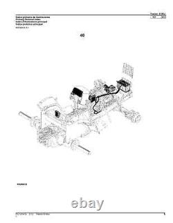 JOHN DEERE 6190J TRACTOR PARTS CATALOG MANUAL Spanish