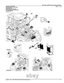 JOHN DEERE 6320 6420 6420S TRACTOR PARTS CATALOG MANUAL European ver