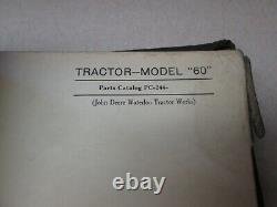 JOHN DEERE Dealer Parts Catalog A's D's G's 60 70 1960's-70s (styled & Reg)