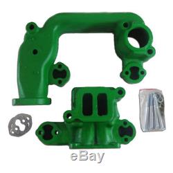 JOHN DEERE NEW 60 620 630 MANIFOLD with GASKETS HEAT EXCHANGER CLAMP