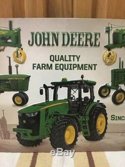 JOHN DEERE Tractor Metal Farm Equipment Vintage Look Nothing Runs Like A Deere 2