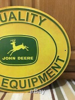 JOHN DEERE Tractor Metal Quality Farm Equipment Signs Implements Tractors