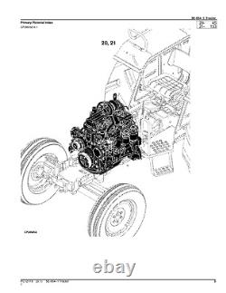 John Deer 5e-954-1 Tractor Parts Catalog Manual