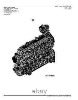 John Deer 8345rt Tractor Parts Catalog Manual #3