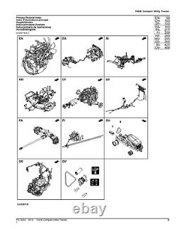 John Deere 1023e Tractor Parts Catalog Manual Pc13293