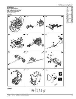 John Deere 1025r Tractor Parts Catalog Manual #2