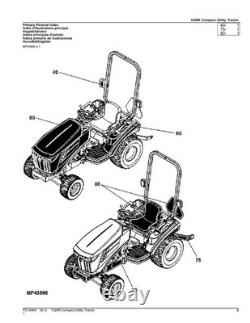 John Deere 1026r Tractor Parts Catalog Manual