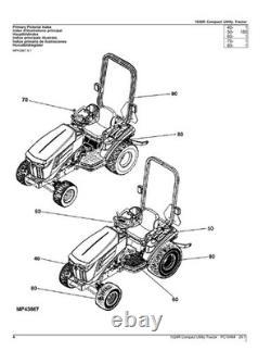 John Deere 1026r Tractor Parts Catalog Manual
