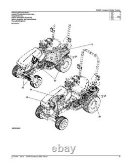 John Deere 1026r Tractor Parts Catalog Manual
