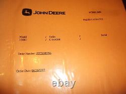 John Deere 1050c Crawler Tractor Dozer Bulldozer Parts Manual Book Pc2885