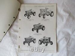 John Deere 110 110H lawn & garden tractor parts catalog book PC-855