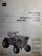 John Deere 140 Hydro Lawn Garden Tractor Parts Catalog Manual H3 Patio sn-30,000