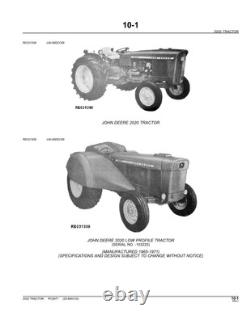 John Deere 2020 Ru Hu Lu Tractor Parts Catalog Manual #2