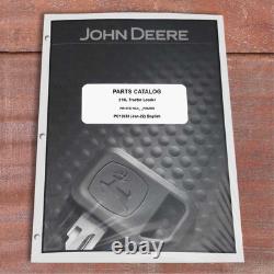 John Deere 210L Tractor Loade Parts Catalog Manual PC12633